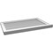 Ekena Millwork Vertical Surface Mount PVC Gable Vent w/ 2"W x 2"H , Brickmould Sill Frame, 32"W x 20"H GVPVE32X2003SN - alternate 3